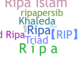 الاسم المستعار - ripa