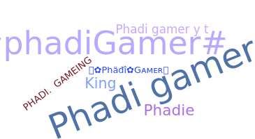 الاسم المستعار - PhadiGamer