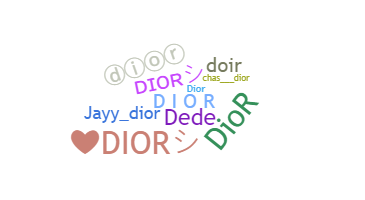 الاسم المستعار - dior