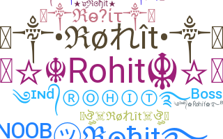 الاسم المستعار - Rohit