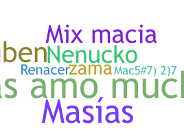الاسم المستعار - Macias