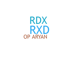 الاسم المستعار - RDxAryan