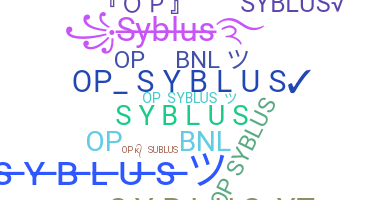 الاسم المستعار - Syblus