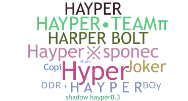 الاسم المستعار - Hayper