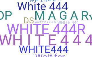 الاسم المستعار - WHITE4444