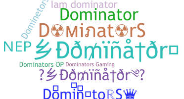 الاسم المستعار - DominatorS