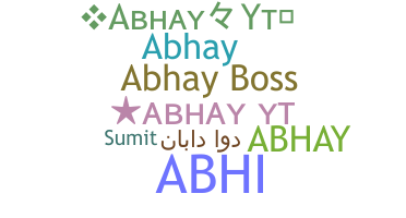 الاسم المستعار - Abhayyt