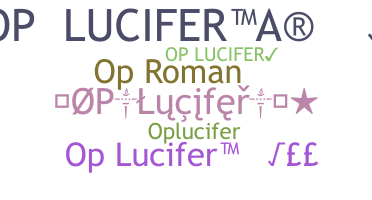 الاسم المستعار - oPlucifer