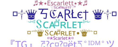 الاسم المستعار - Scarlet