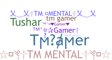 الاسم المستعار - Tmgamer