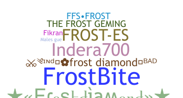 الاسم المستعار - frostdiamond