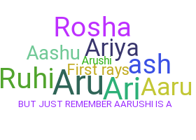 الاسم المستعار - aarushi