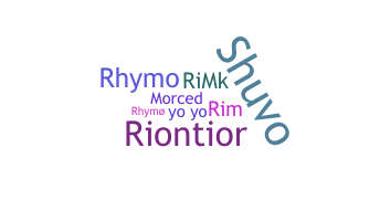 الاسم المستعار - Rimo