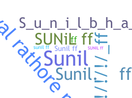 الاسم المستعار - Sunilff