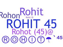 الاسم المستعار - Rohit45