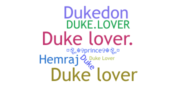 الاسم المستعار - Dukelover