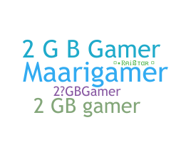 الاسم المستعار - 2GBGAMER
