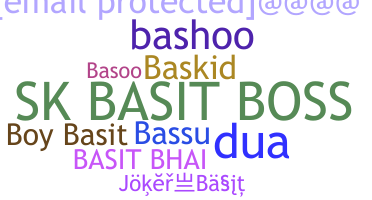 الاسم المستعار - Basit