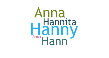 الاسم المستعار - Hannya