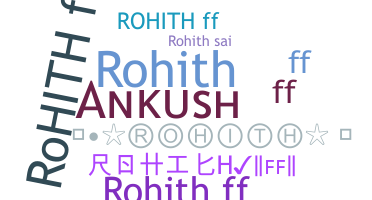 الاسم المستعار - Rohithff