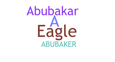 الاسم المستعار - Abubaker