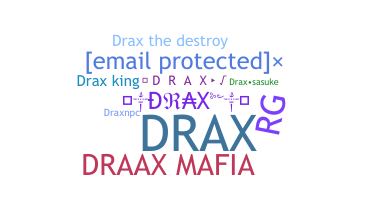 الاسم المستعار - Drax
