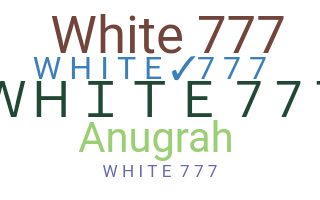 الاسم المستعار - White777