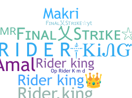 الاسم المستعار - RiderKing