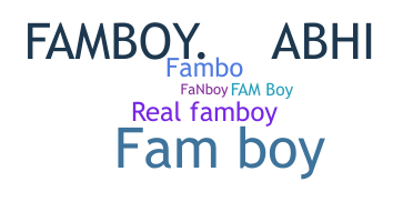 الاسم المستعار - famboy