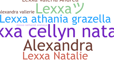 الاسم المستعار - Lexxa