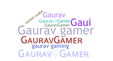 الاسم المستعار - Gauravgamer