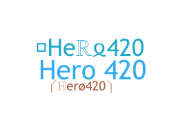 الاسم المستعار - Hero420