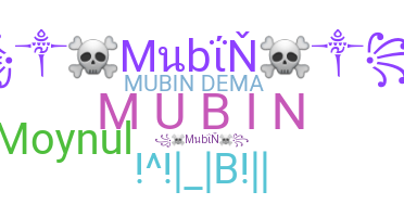 الاسم المستعار - Mubin