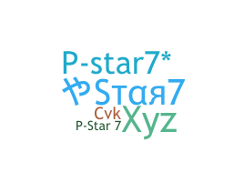 الاسم المستعار - PStar7