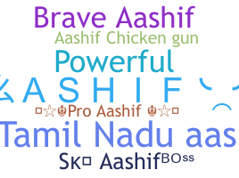 الاسم المستعار - Aashif
