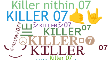 الاسم المستعار - Killer07