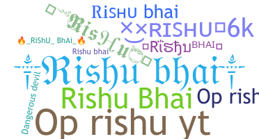 الاسم المستعار - Rishubhai