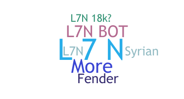 الاسم المستعار - L7N