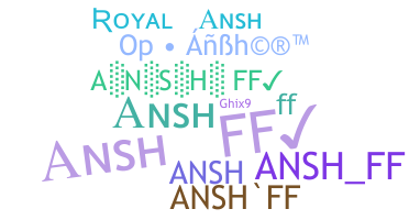 الاسم المستعار - ANSHff