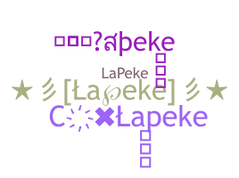 الاسم المستعار - Lapeke