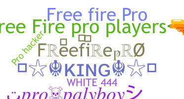 الاسم المستعار - freefirepro