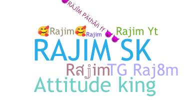 الاسم المستعار - rajim