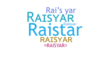 الاسم المستعار - Raisyar