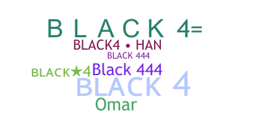 الاسم المستعار - BLACK4