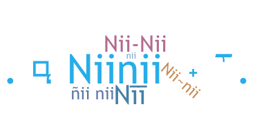 الاسم المستعار - NiiNii