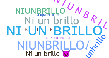 الاسم المستعار - Niunbrillo