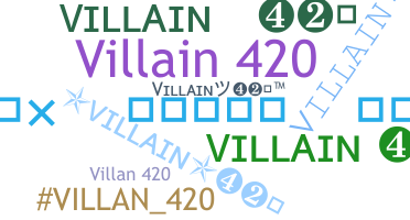 الاسم المستعار - Villain420