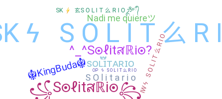 الاسم المستعار - Solitario