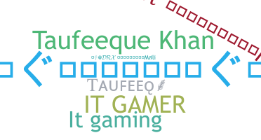 الاسم المستعار - Taufeeq