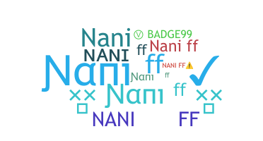 الاسم المستعار - naniFF